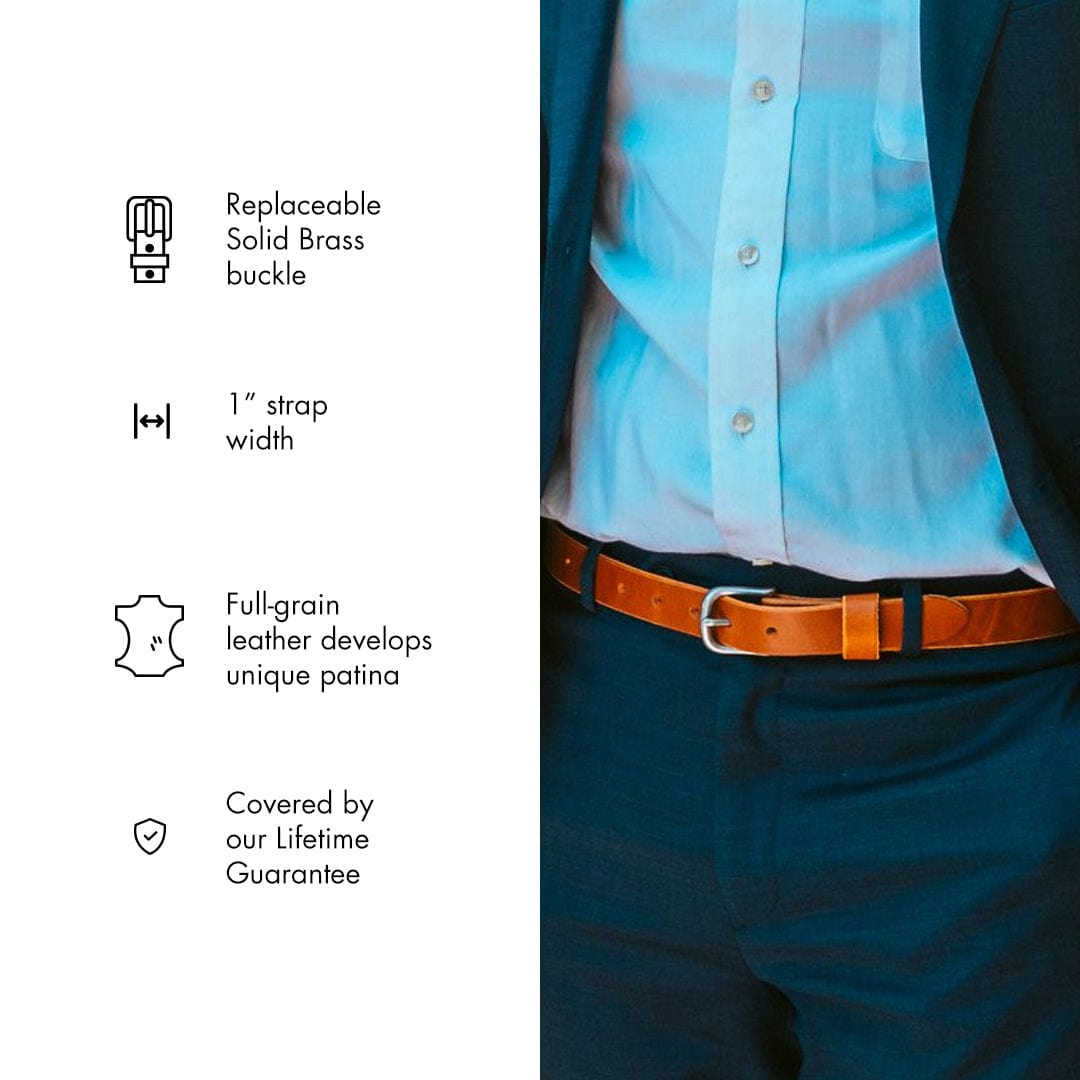Leather Belt - 1"