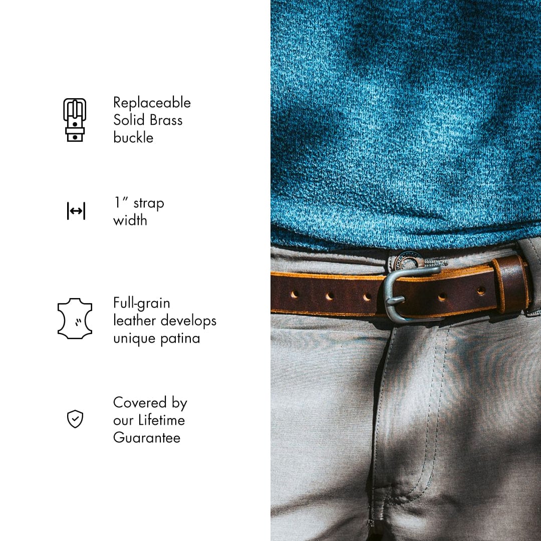 Leather Belt - 1"