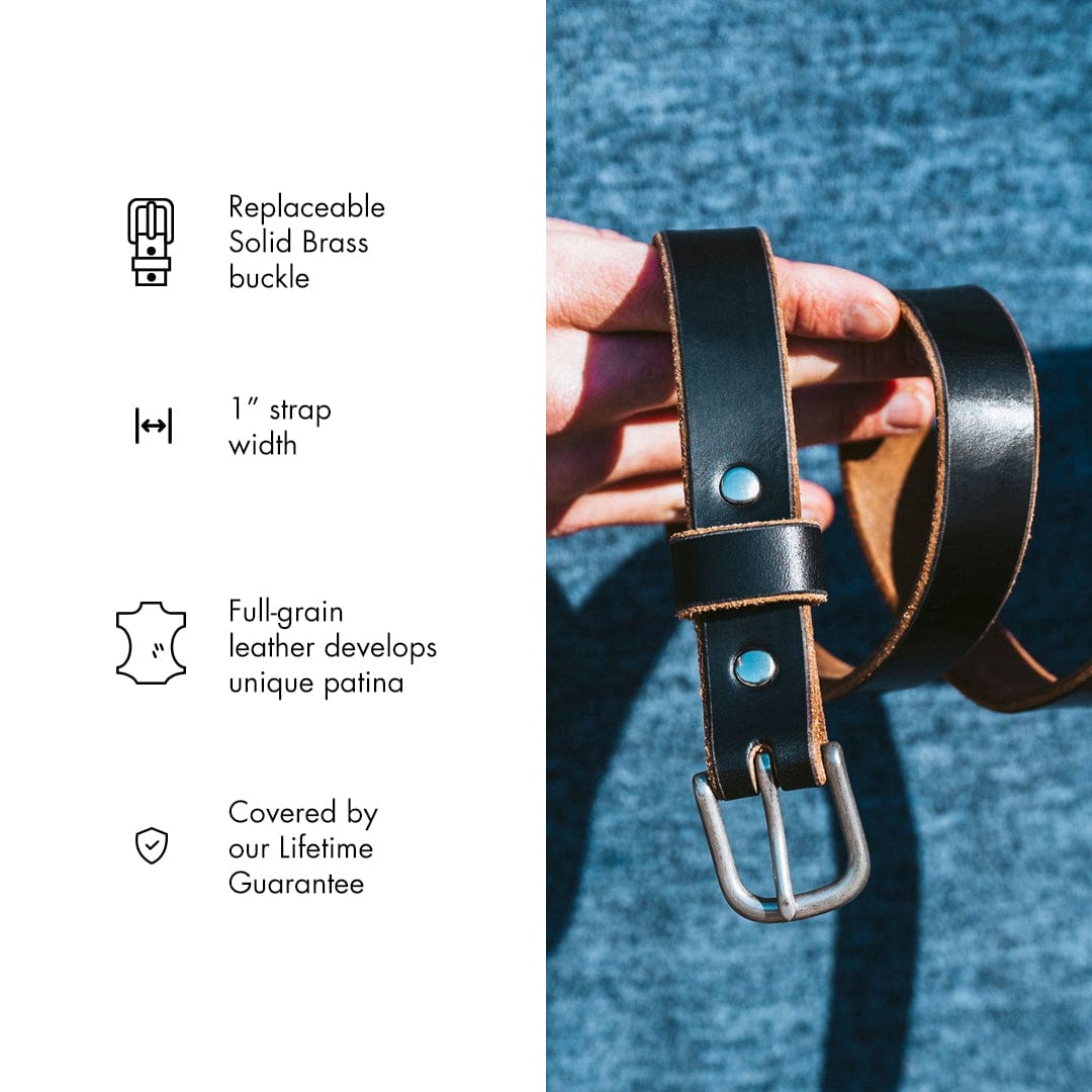 Leather Belt - 1"