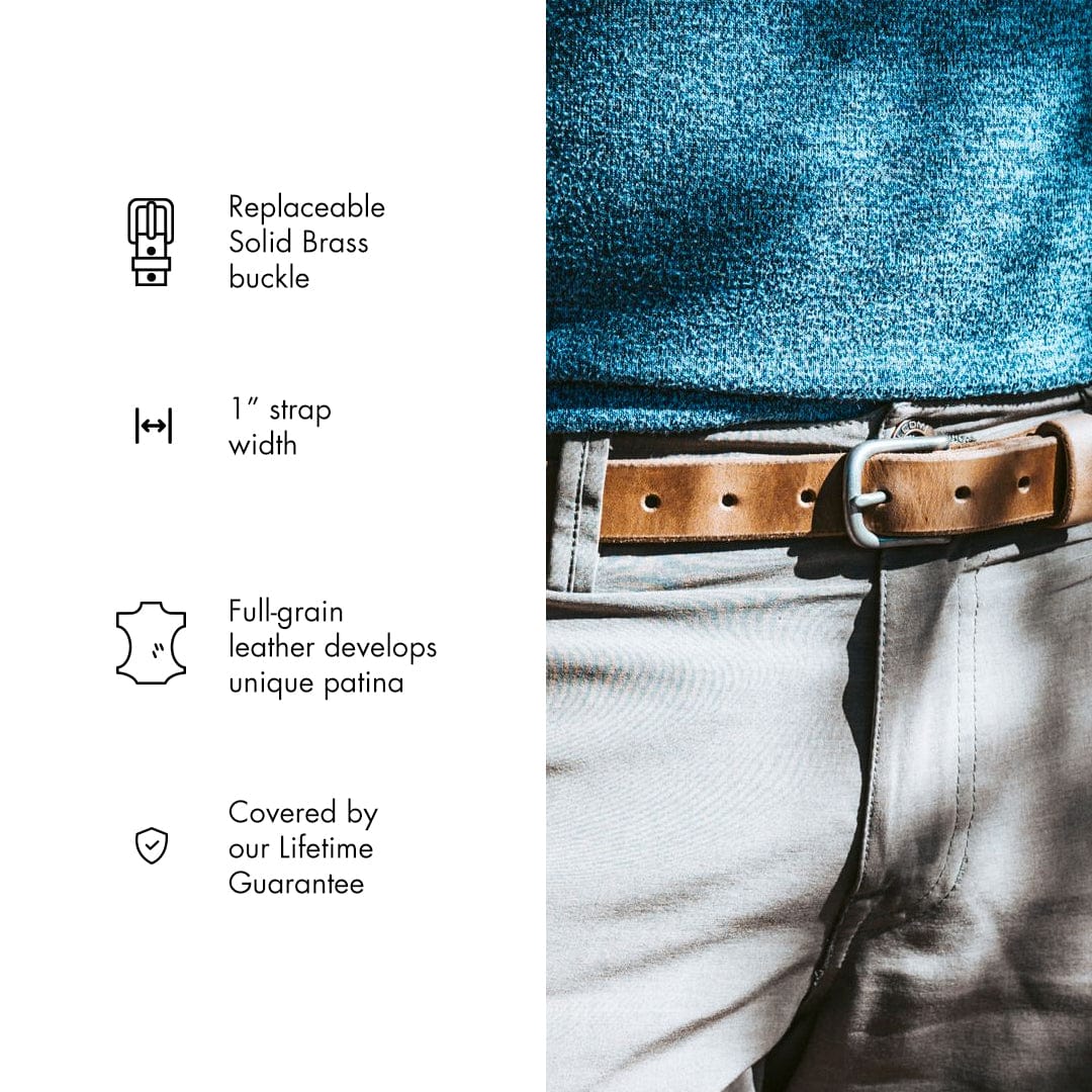 Leather Belt - 1"