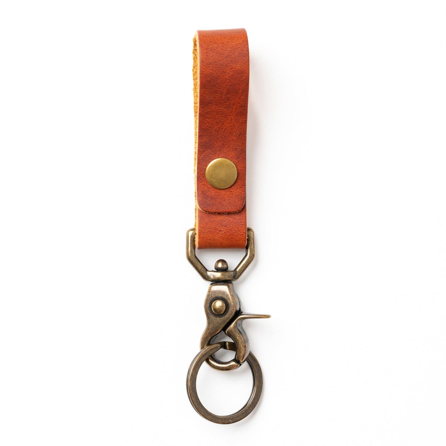 Leather Belt Loop Keychain