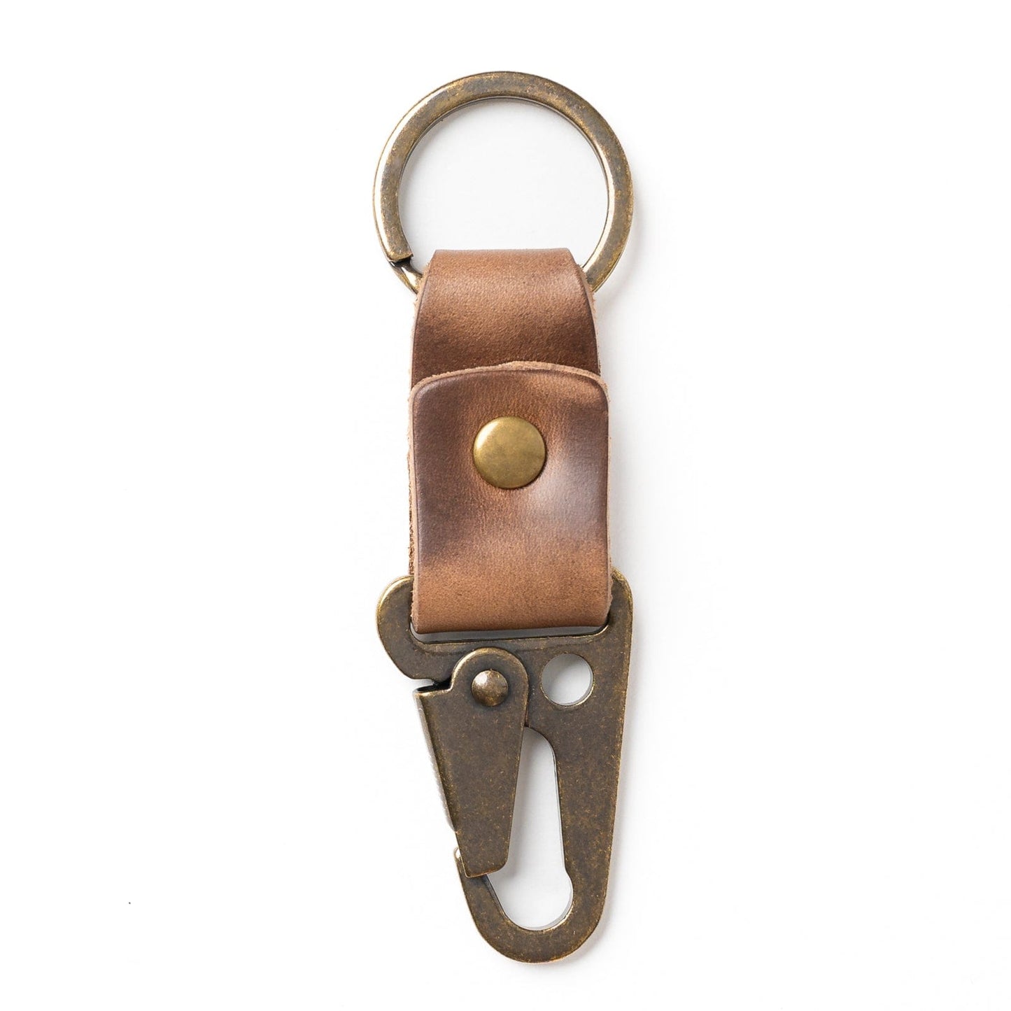 Leather Clip Keychain
