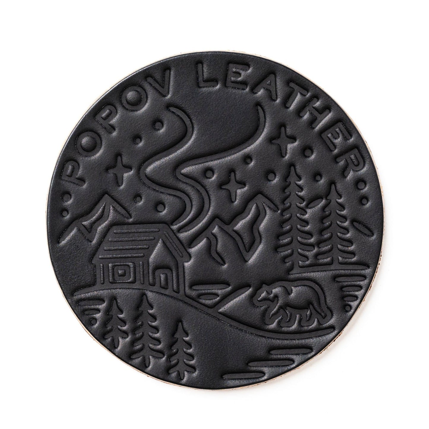 Leather Coasters 4 Pack - 4 Seasons