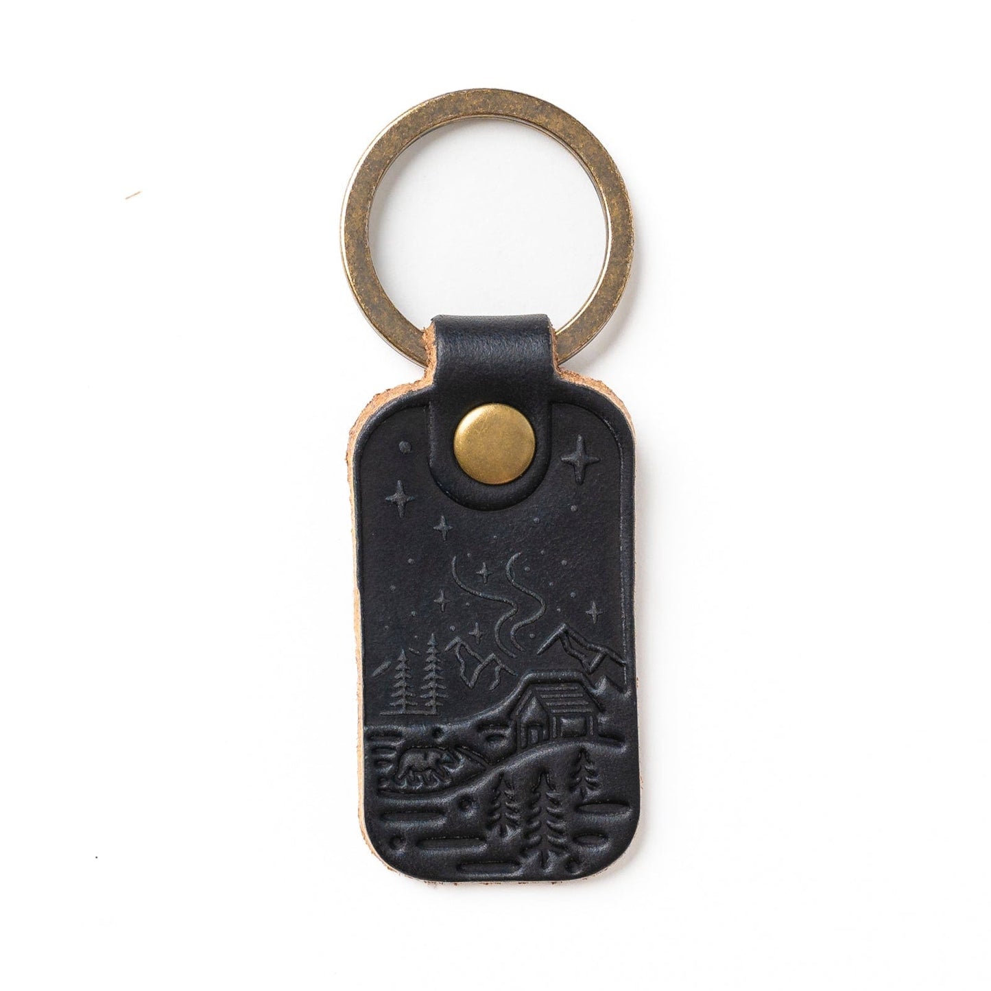 Leather Keyfob - Northern Lights