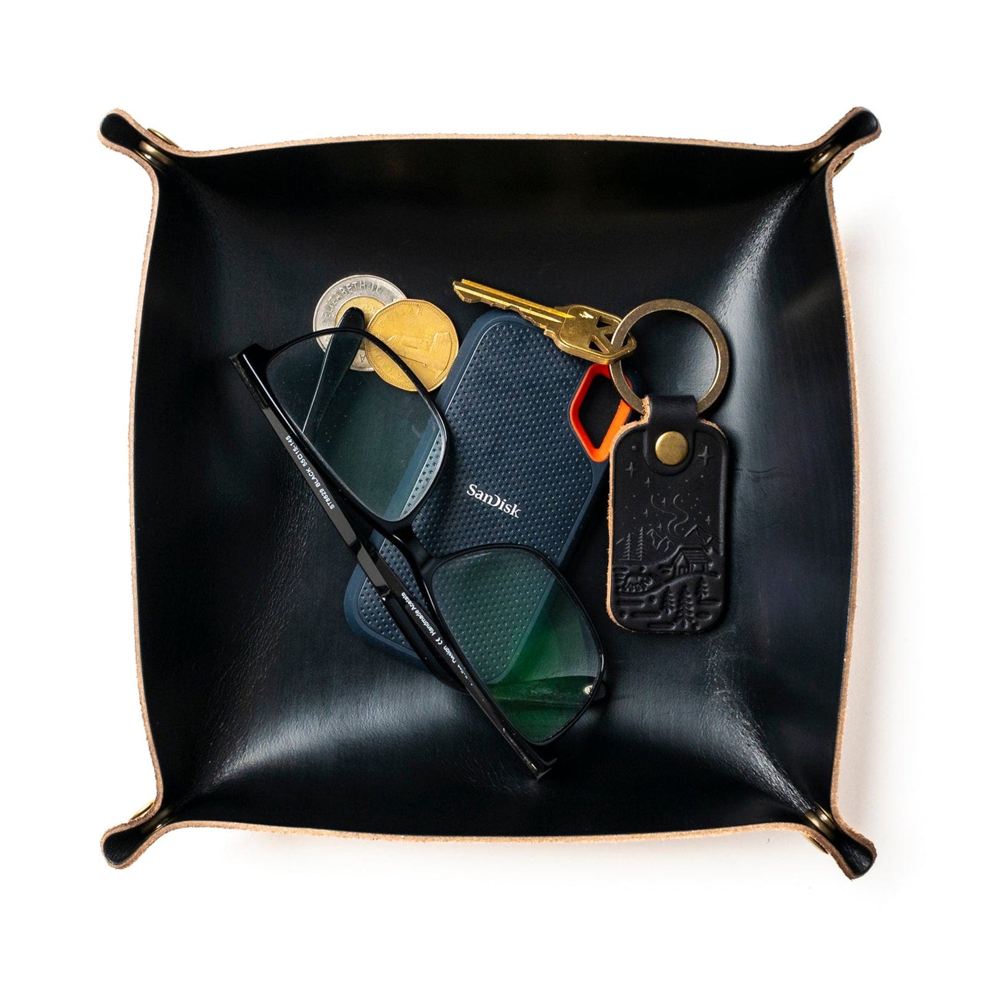 Leather Valet Tray