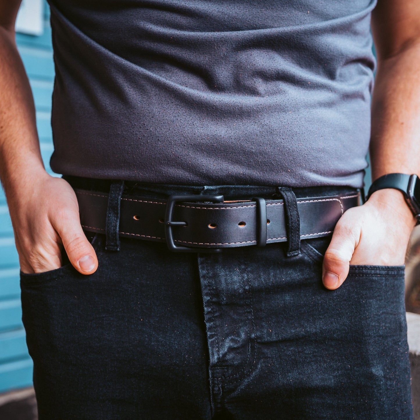 Leather Vanguard Belt - 1.5"