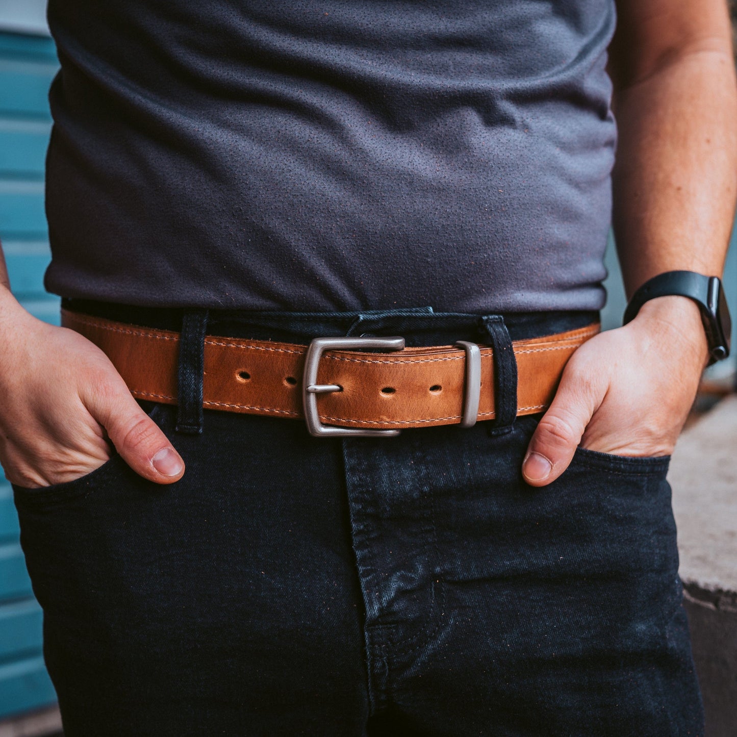 Leather Vanguard Belt - 1.5"