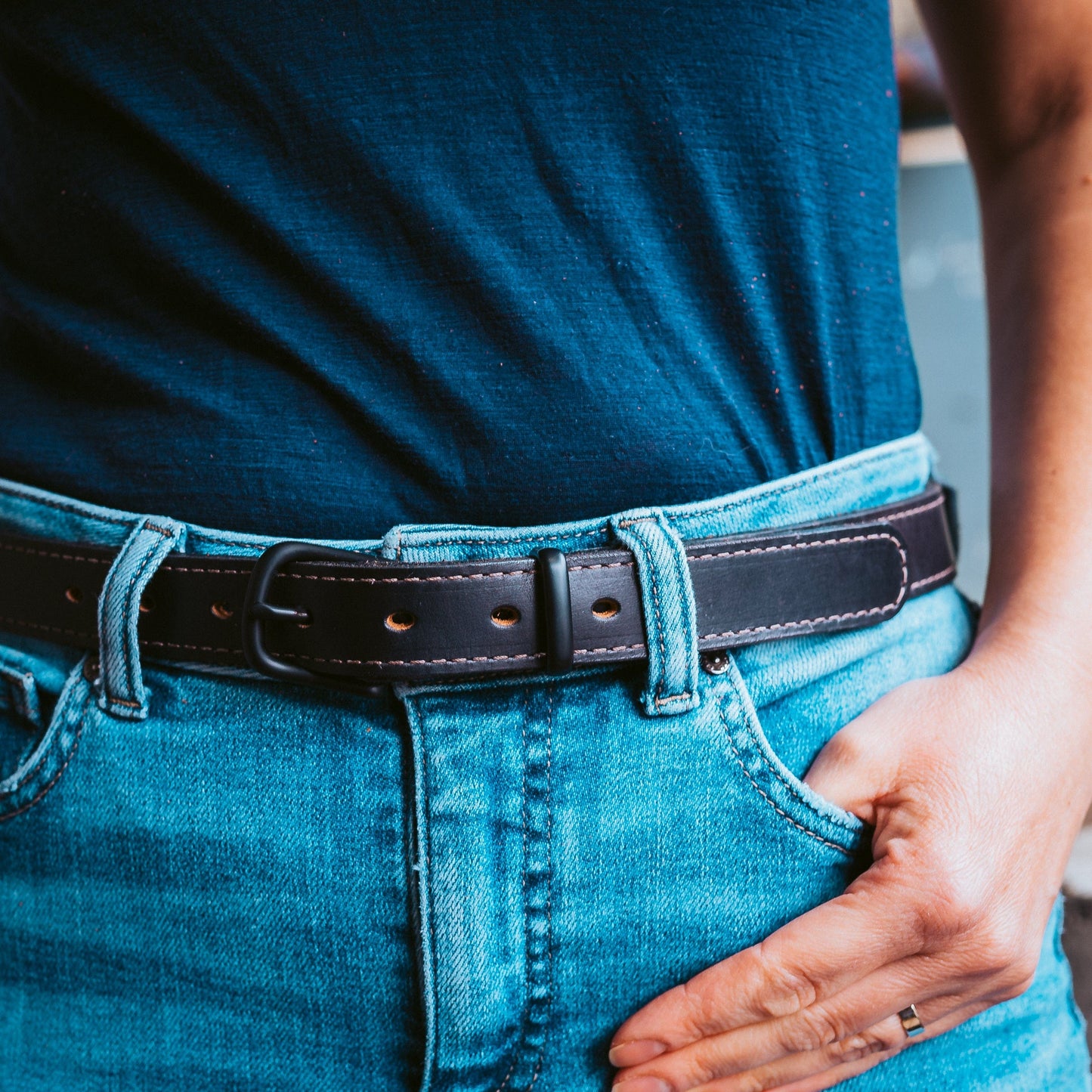 Leather Vanguard Belt - 1"