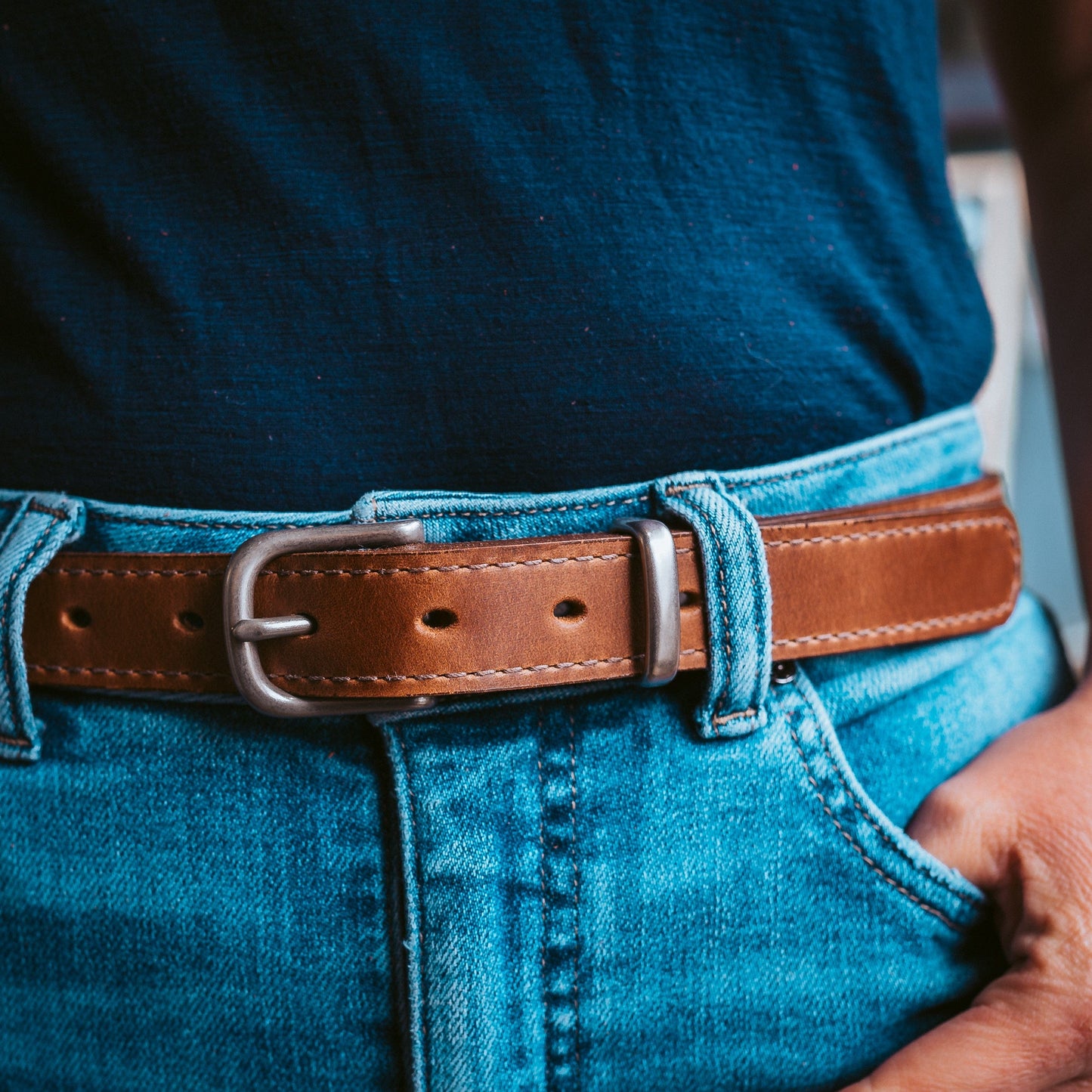 Leather Vanguard Belt - 1"