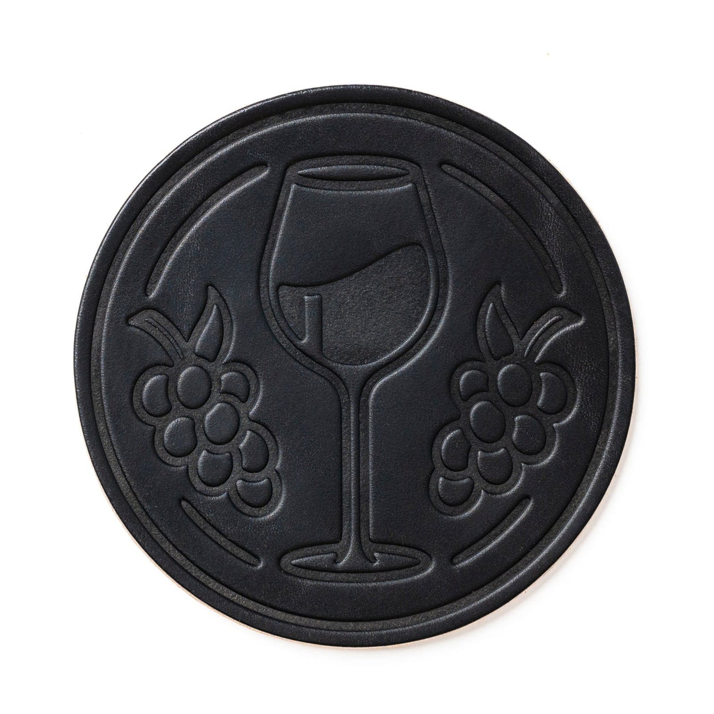 Leather Coasters 4 Pack - Merlot