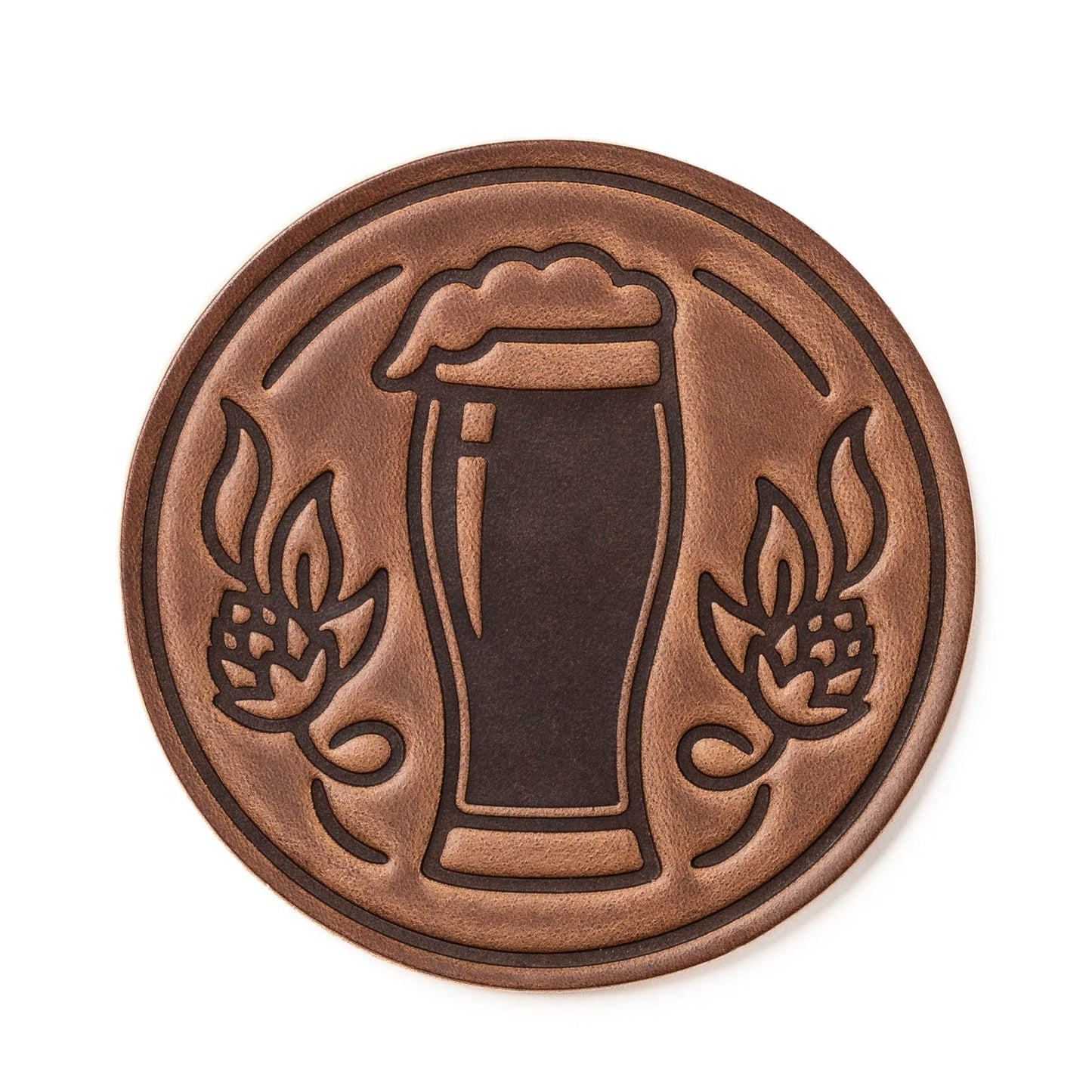 Leather Coasters 4 Pack - Stout