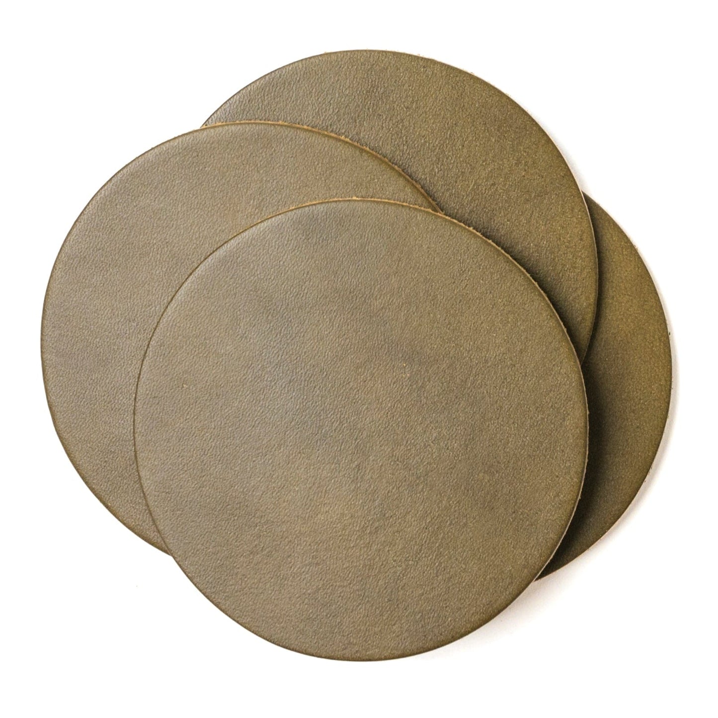 The Bulk Box: 250 Handmade Leather Coasters