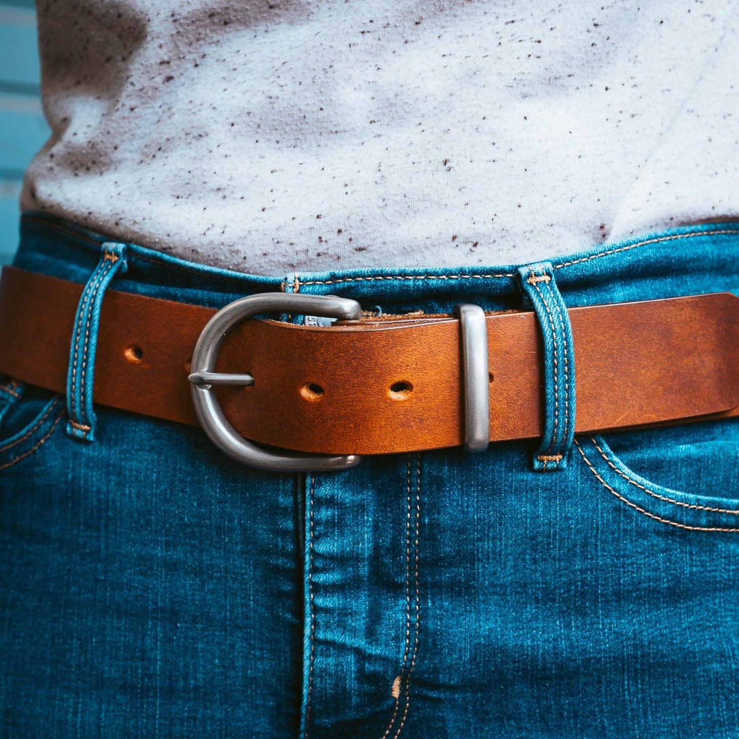 Women's Leather Belt - 1.5"