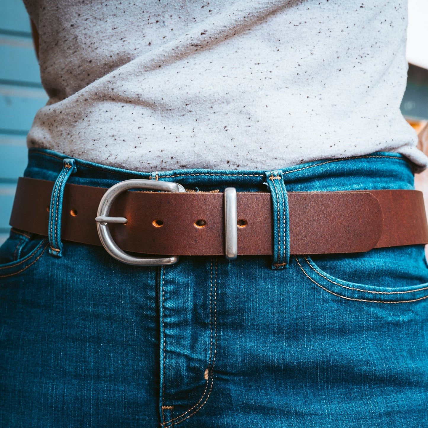 Women's Leather Belt - 1.5"