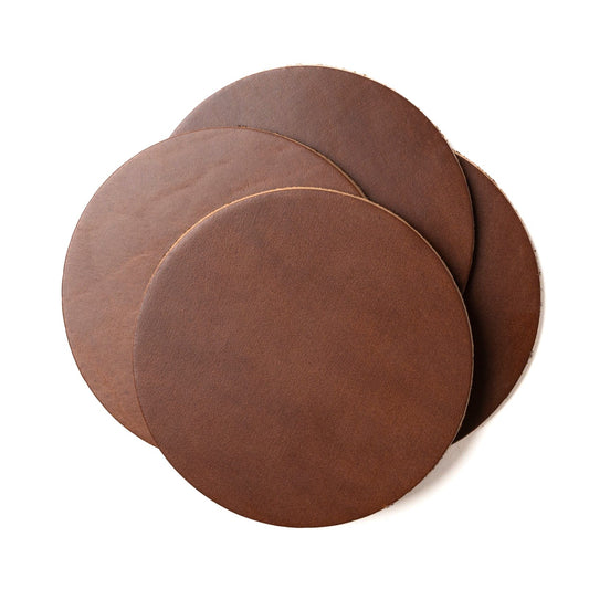 Leather Coasters 4 Pack - Blank