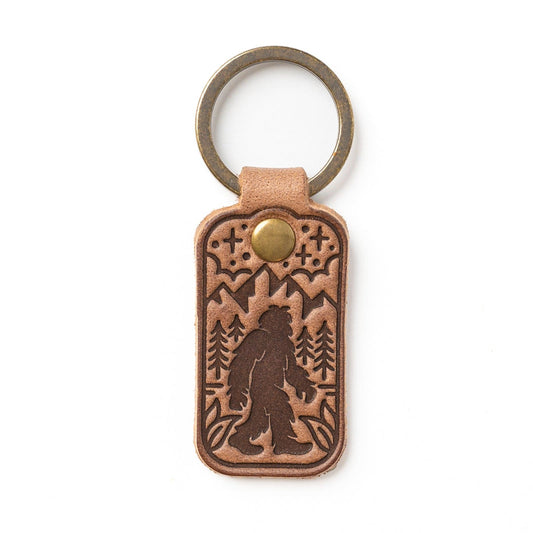 Leather Keyfob - Sasquatch